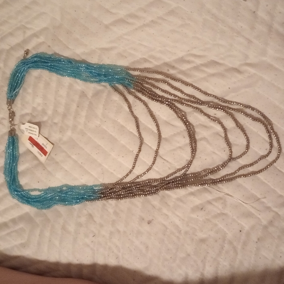 Nordstrom Jewelry Sale Nwt Turquoise And Silver Hand Beaded Multi